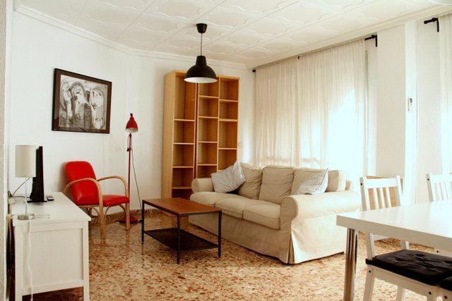 Sala de estar de Piso de alquiler en  Murcia Capital con Aire acondicionado