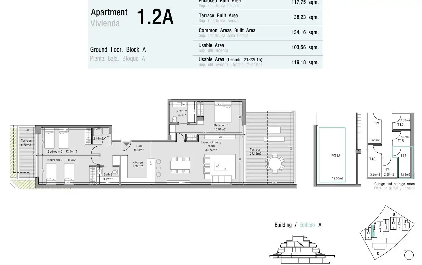 Apartamento con jardín en venta en Costa Natura, imagen 11