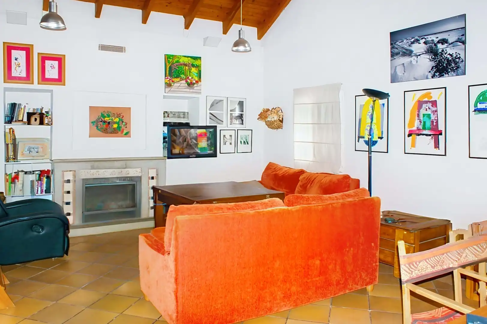 Sala de estar de Casa o chalet en venta en Beas con Aire acondicionado, Calefacción y Terraza