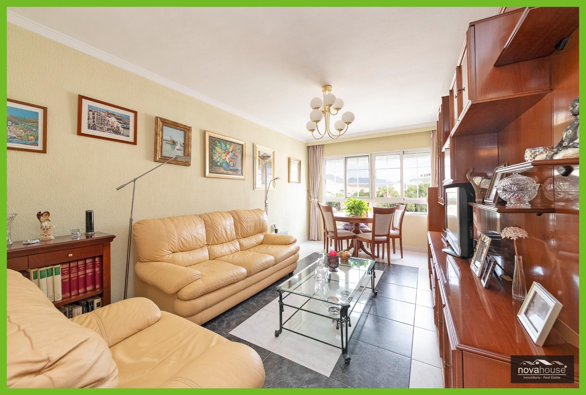 Living room of Flat for sale in Málaga Capital  with Air Conditioner and Terrace