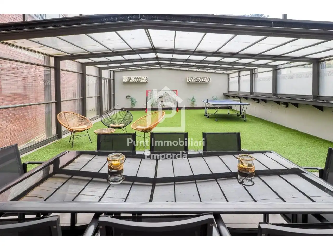 Terrace of Flat for sale in Figueres  with Air Conditioner, Heating and Private garden