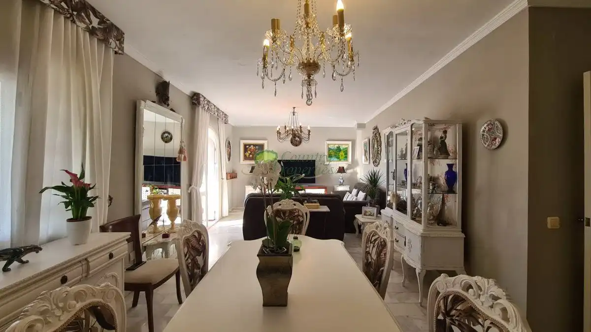 Comedor de Apartamento en venta en Cómpeta con Terraza