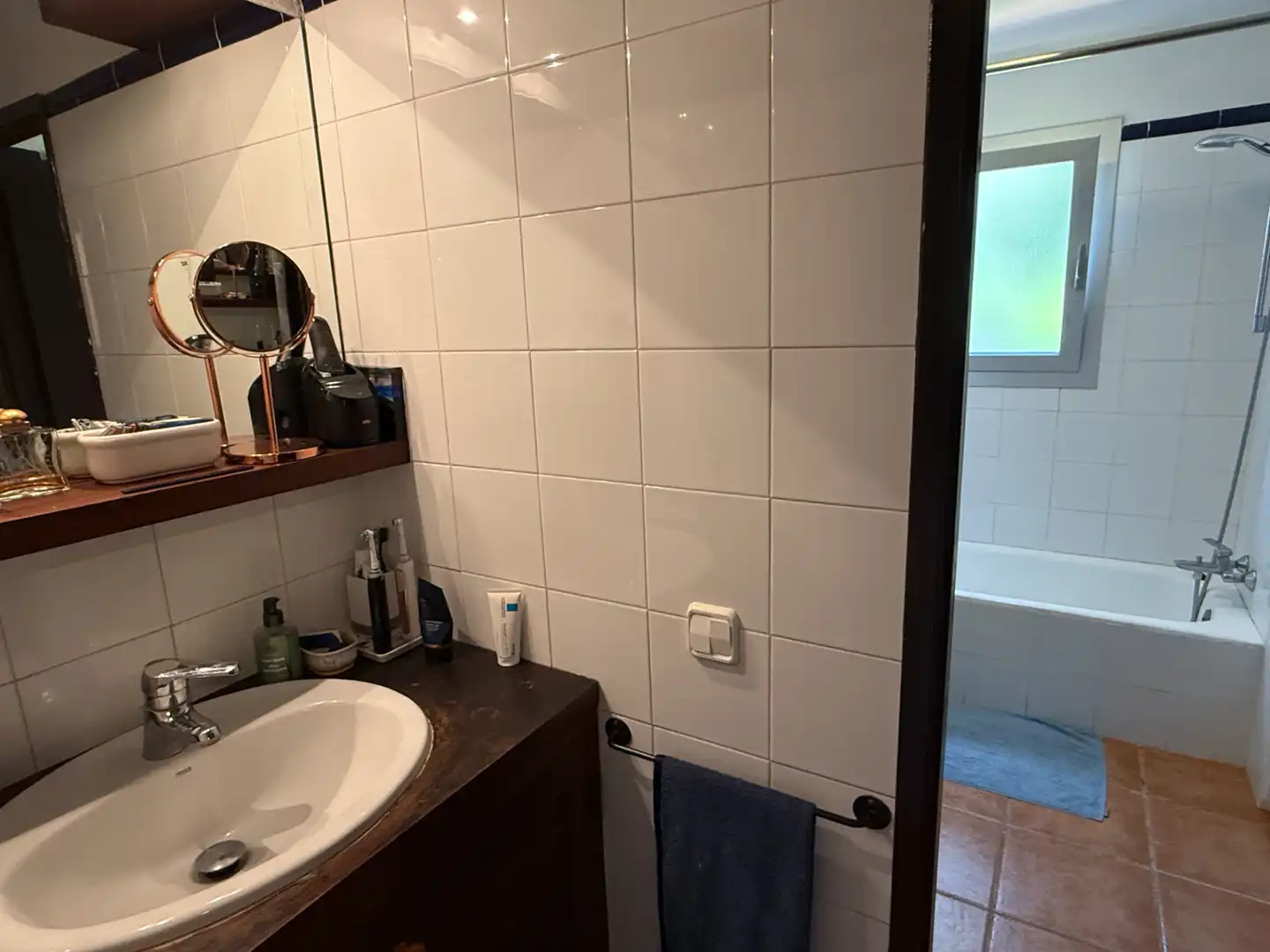 Badezimmer von Dachboden zum Verkauf in Santa Eulària des Riu mit Klimaanlage, Heizung und Terrasse