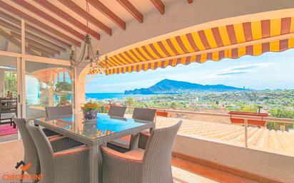 Terrassa de Casa o xalet en venda en Altea amb Aire condicionat, Terrassa i Piscina