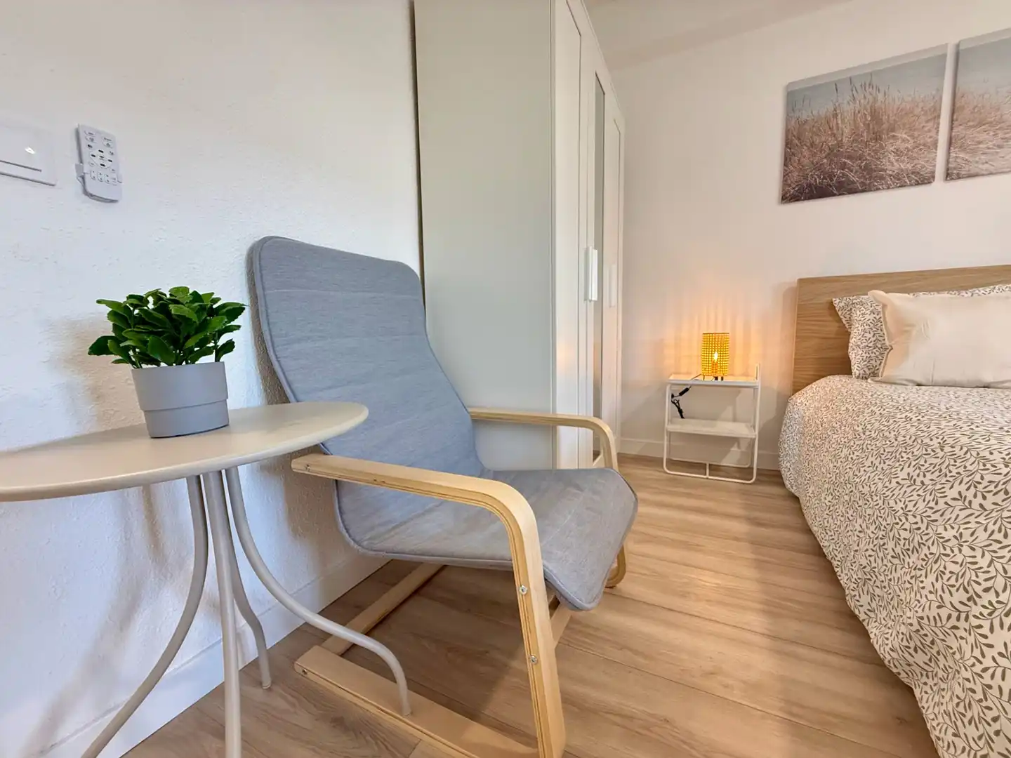 Bedroom of Flat for share in Getafe  with Heating, Furnished and Oven