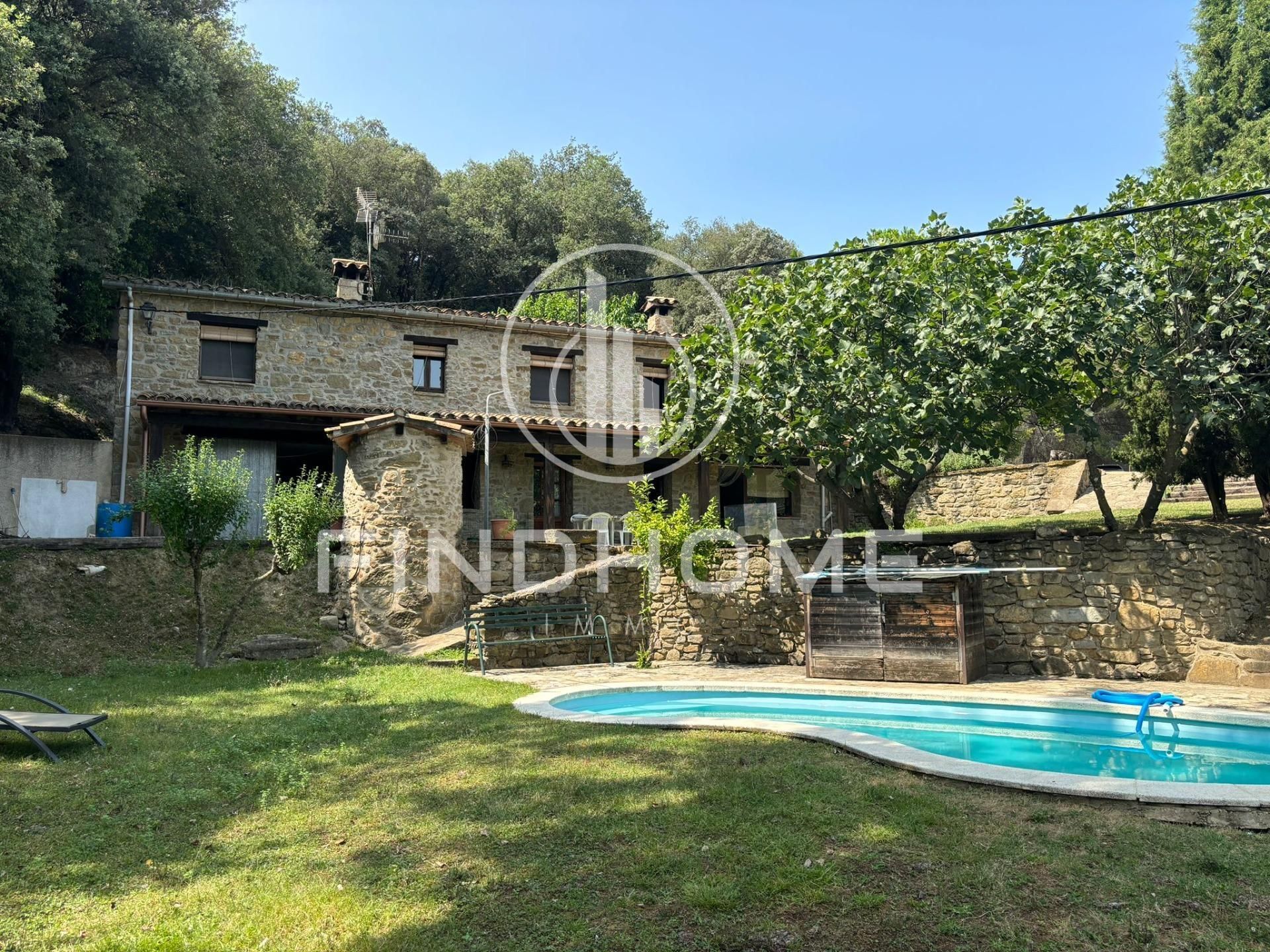 Exterior view of Country house for sale in Sant Miquel de Campmajor  with Heating, Private garden and Terrace