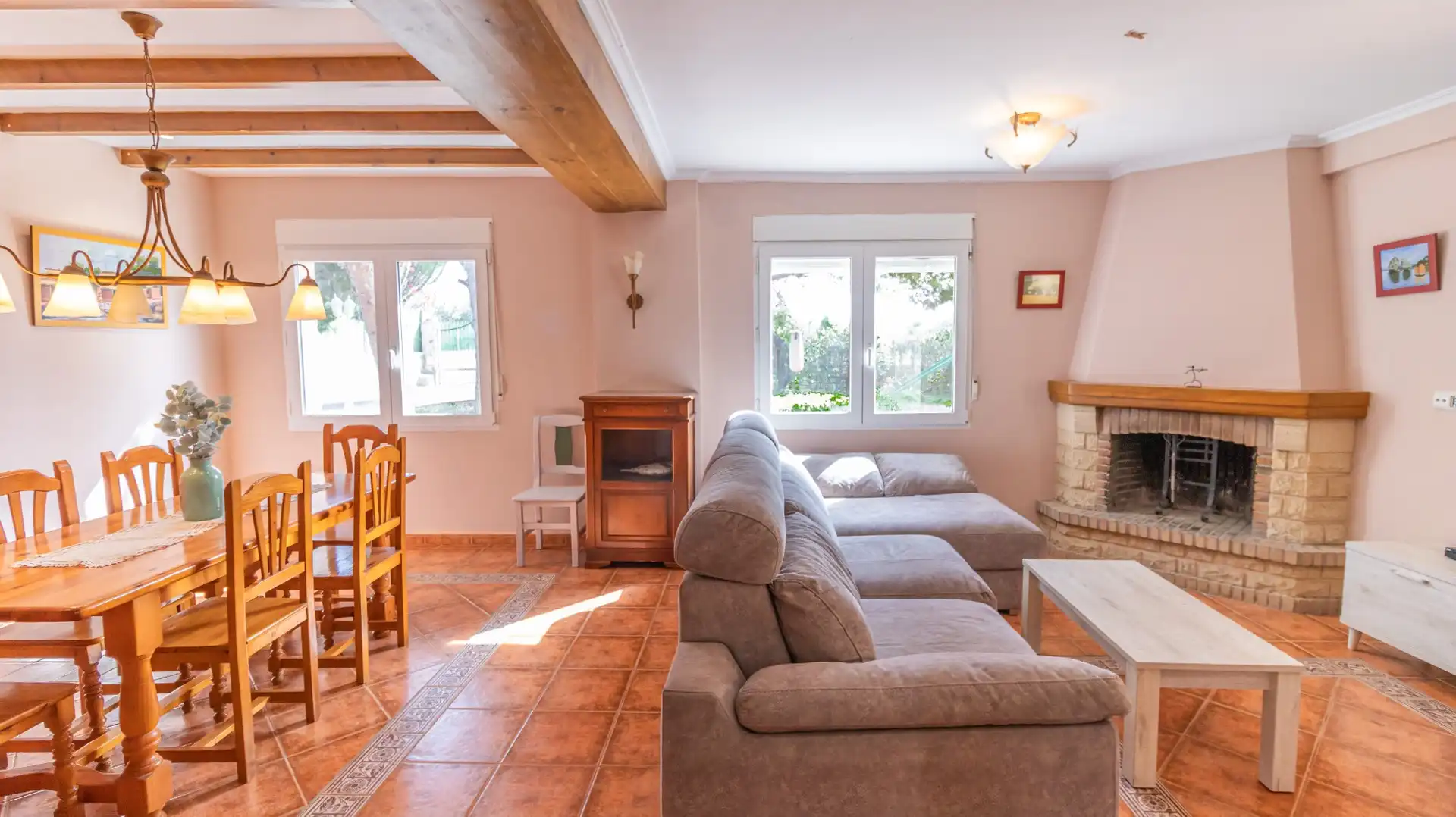 Sala de estar de Casa o chalet en venta en Elche / Elx con Aire acondicionado, Calefacción y Terraza