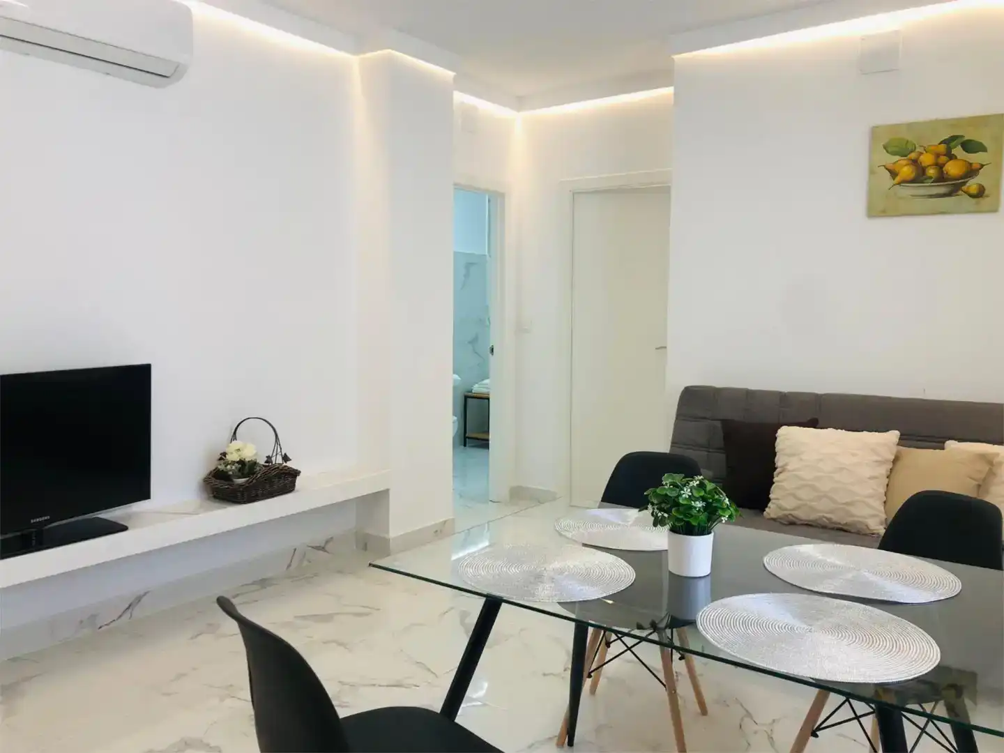 Living room of Apartments for rent in Úbeda  with Air Conditioner and Furnished
