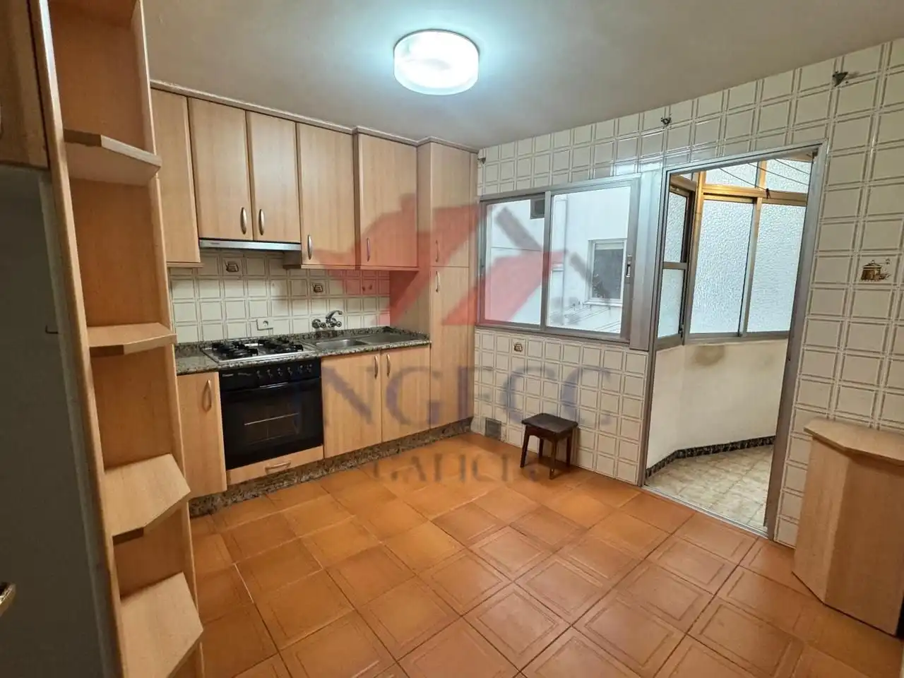 Cocina de Piso en venta en A Coruña Capital  con Calefacción, Parquet y Trastero