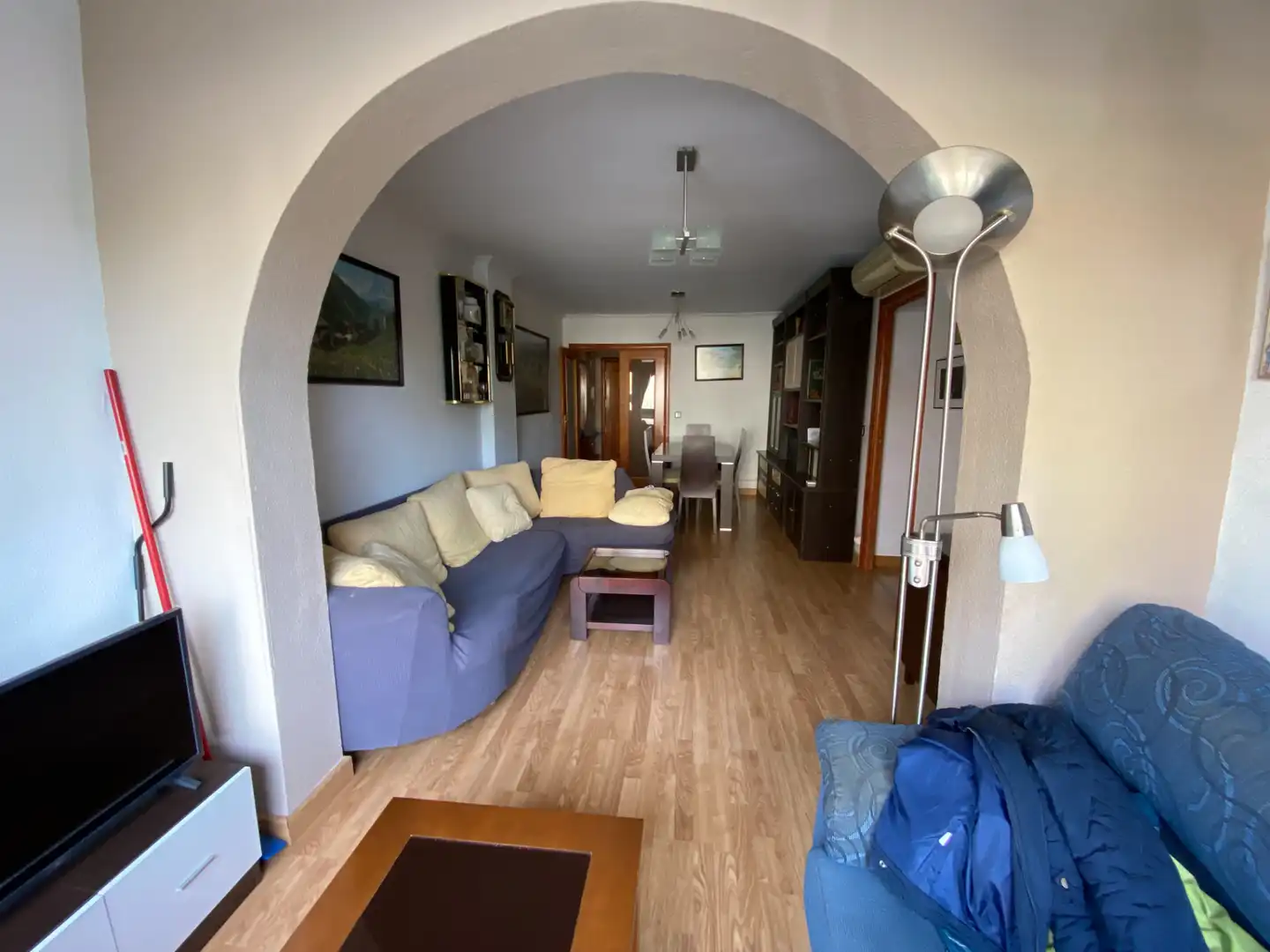 Sala de estar de Piso en venta en Alicante / Alacant con Aire acondicionado, Calefacción y Jardín privado