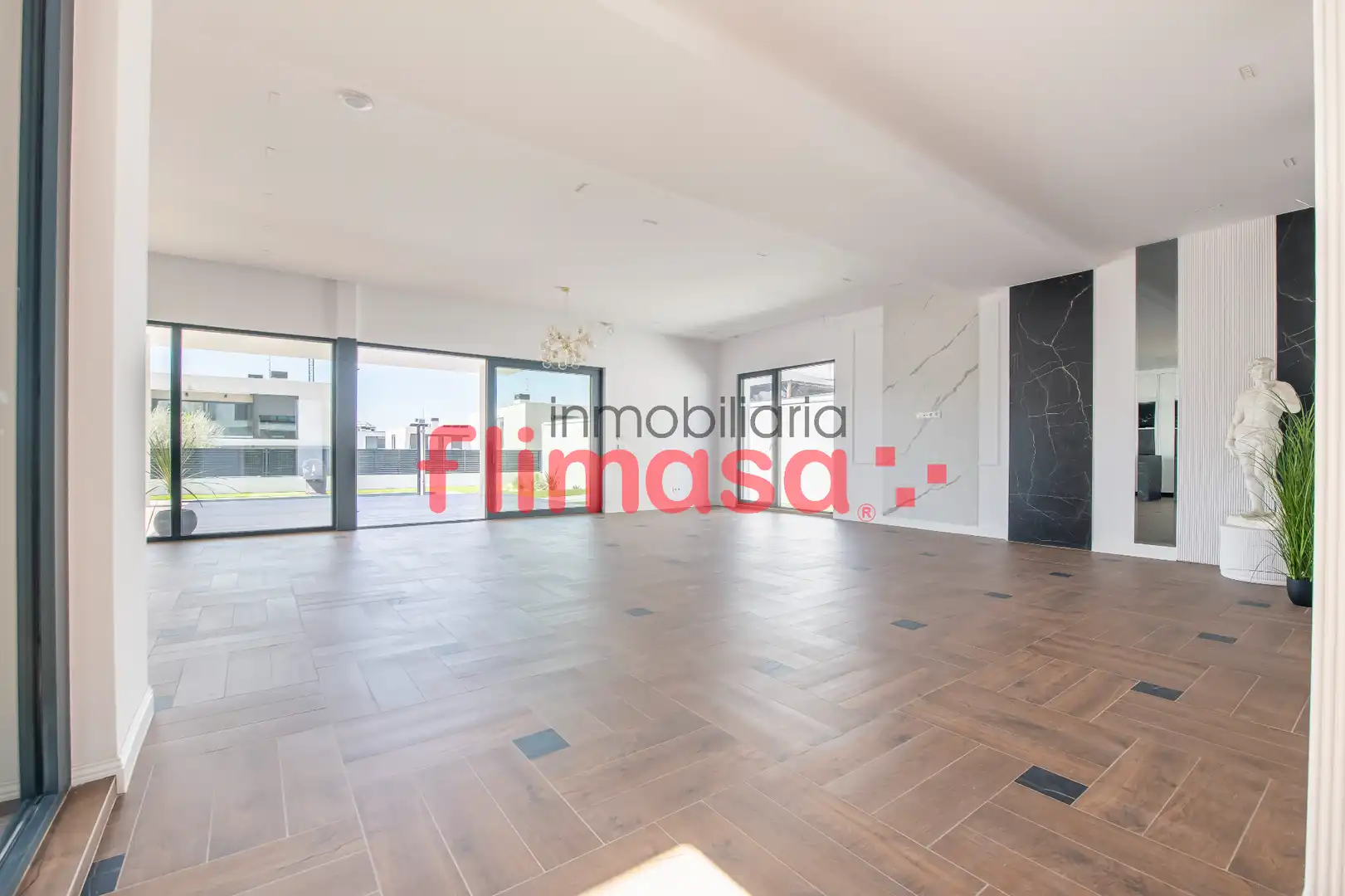 Sala d'estar de Casa adosada en venda en Villaviciosa de Odón amb Aire condicionat, Calefacció i Jardí privat