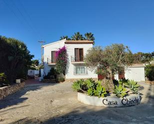 Vista exterior de Casa o xalet en venda en Jávea / Xàbia amb Terrassa i Piscina