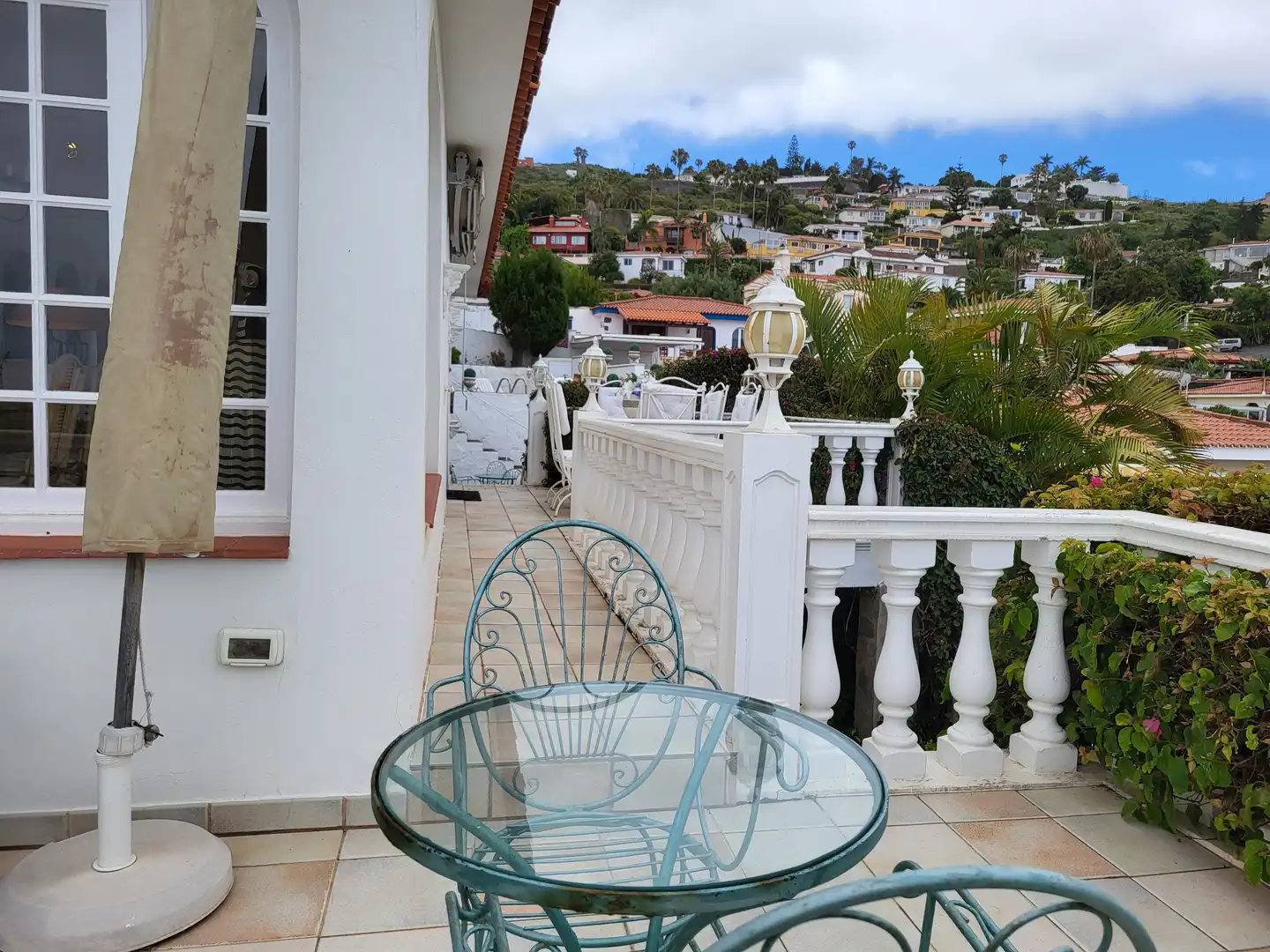 Terraza de Casa o chalet en venta en El Sauzal con Terraza, Piscina y Amueblado