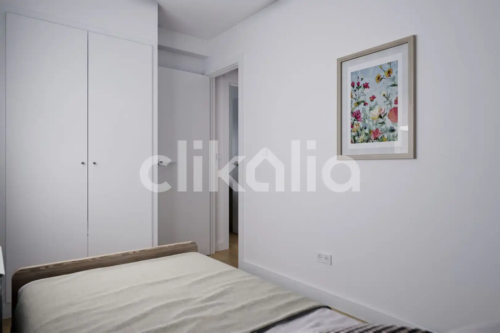 Bedroom of Flat for sale in Madrid  with Air Conditioner, Heating and Terrace