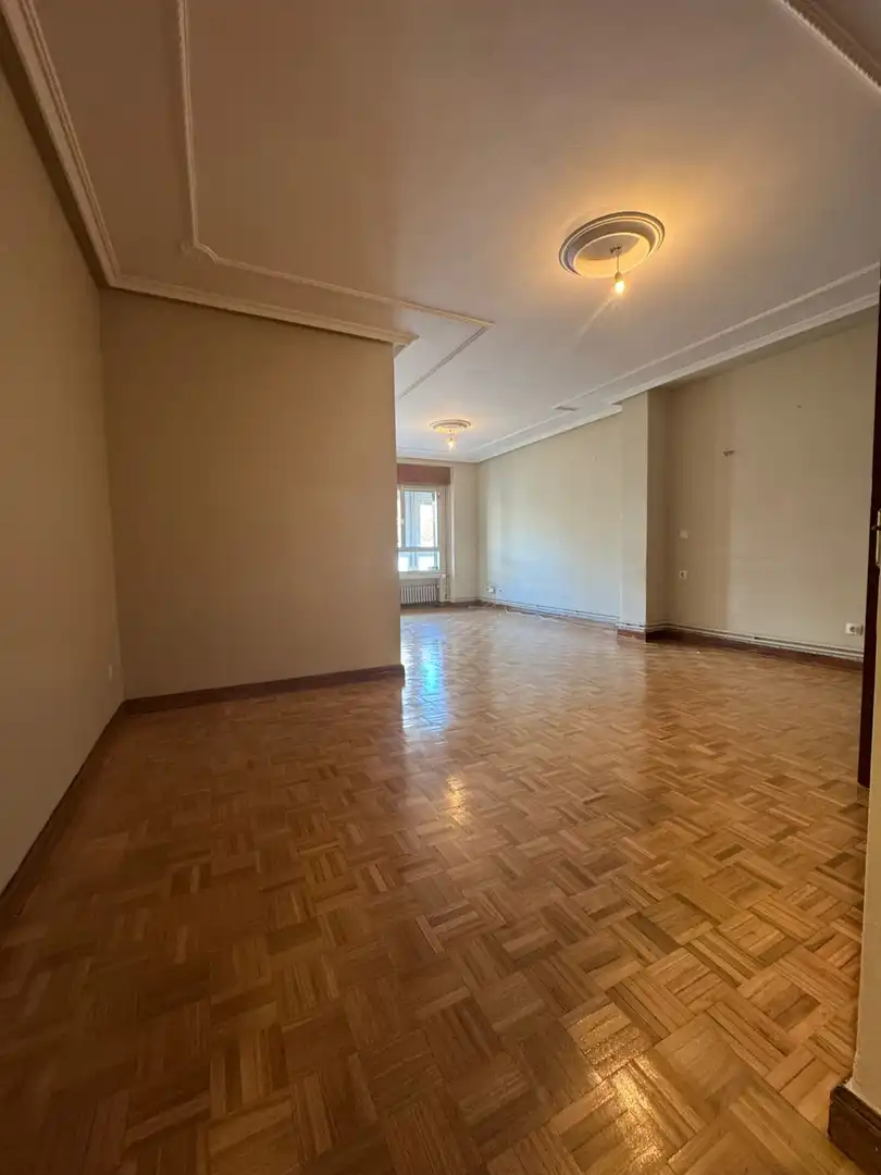 Living room of Flat for rent in Gijón   with Heating and Parquet flooring