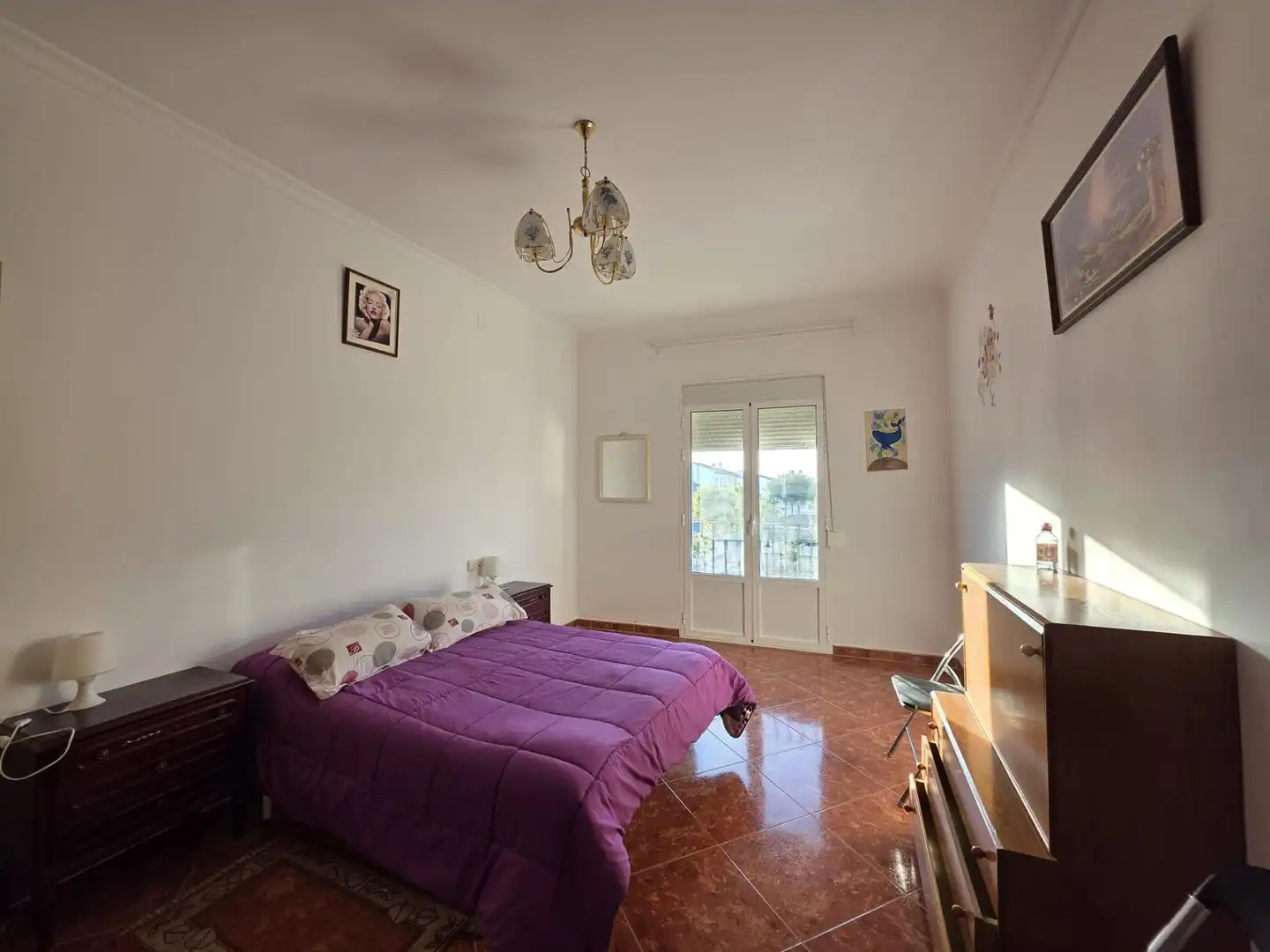 Bedroom of Flat for sale in Humilladero  with Terrace and Balcony