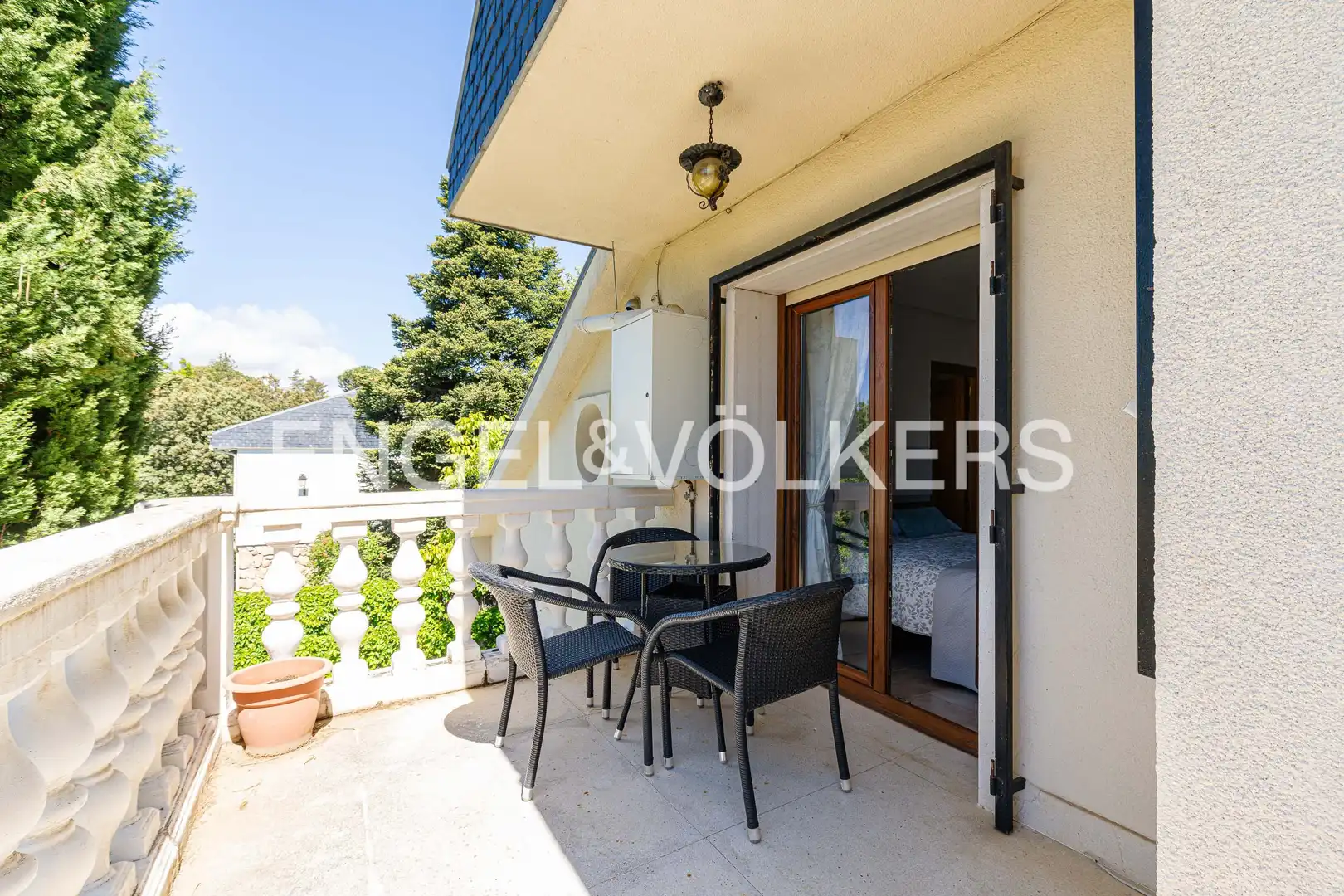 Terraza de Casa o chalet de alquiler en Alpedrete con Calefacción y Jardín privado
