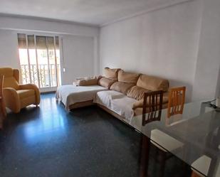 Living room of Flat to rent in  Valencia Capital  with Heating, Furnished and Balcony