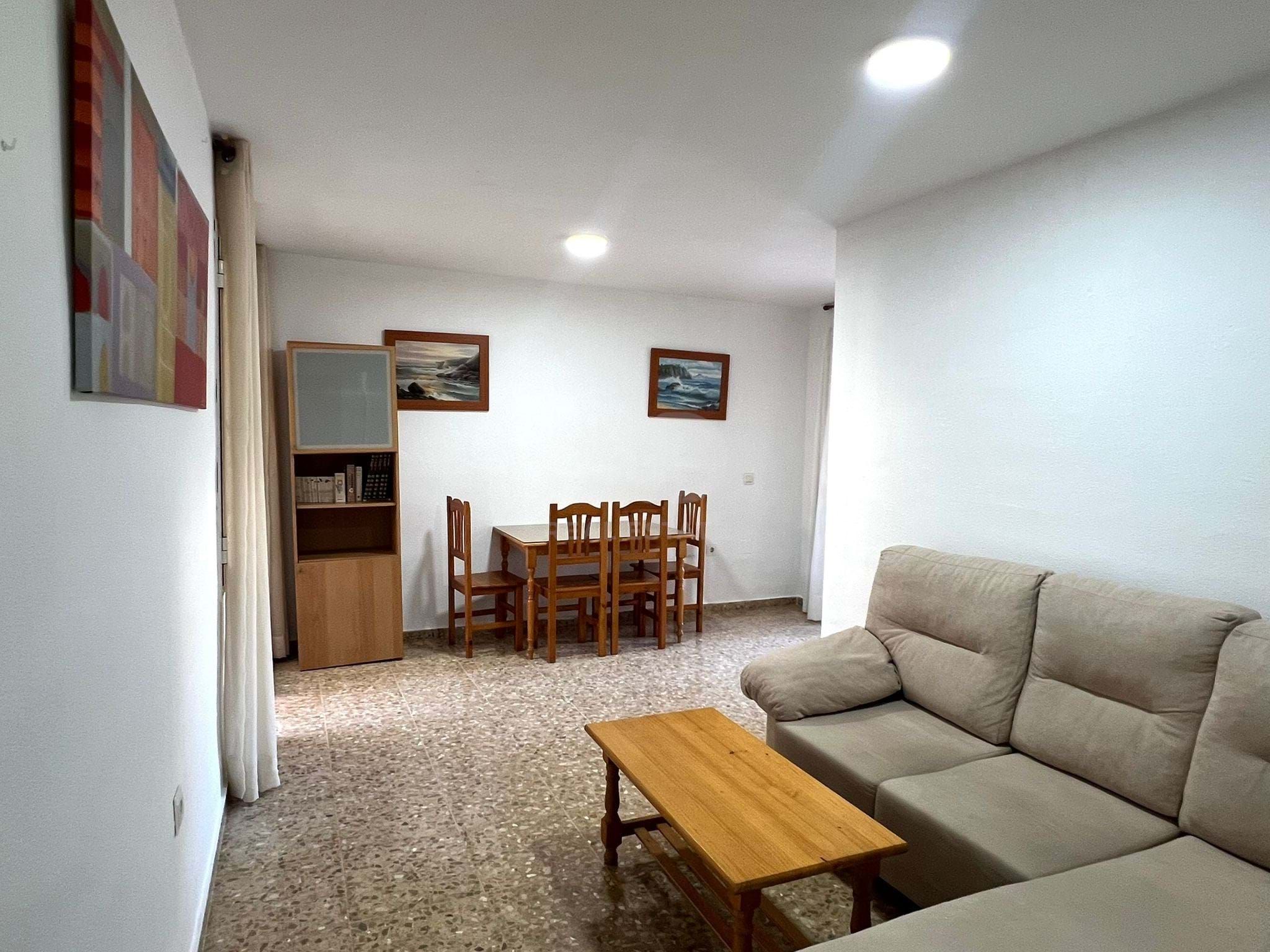 Living room of Flat for sale in Rincón de la Victoria  with Terrace and Swimming Pool