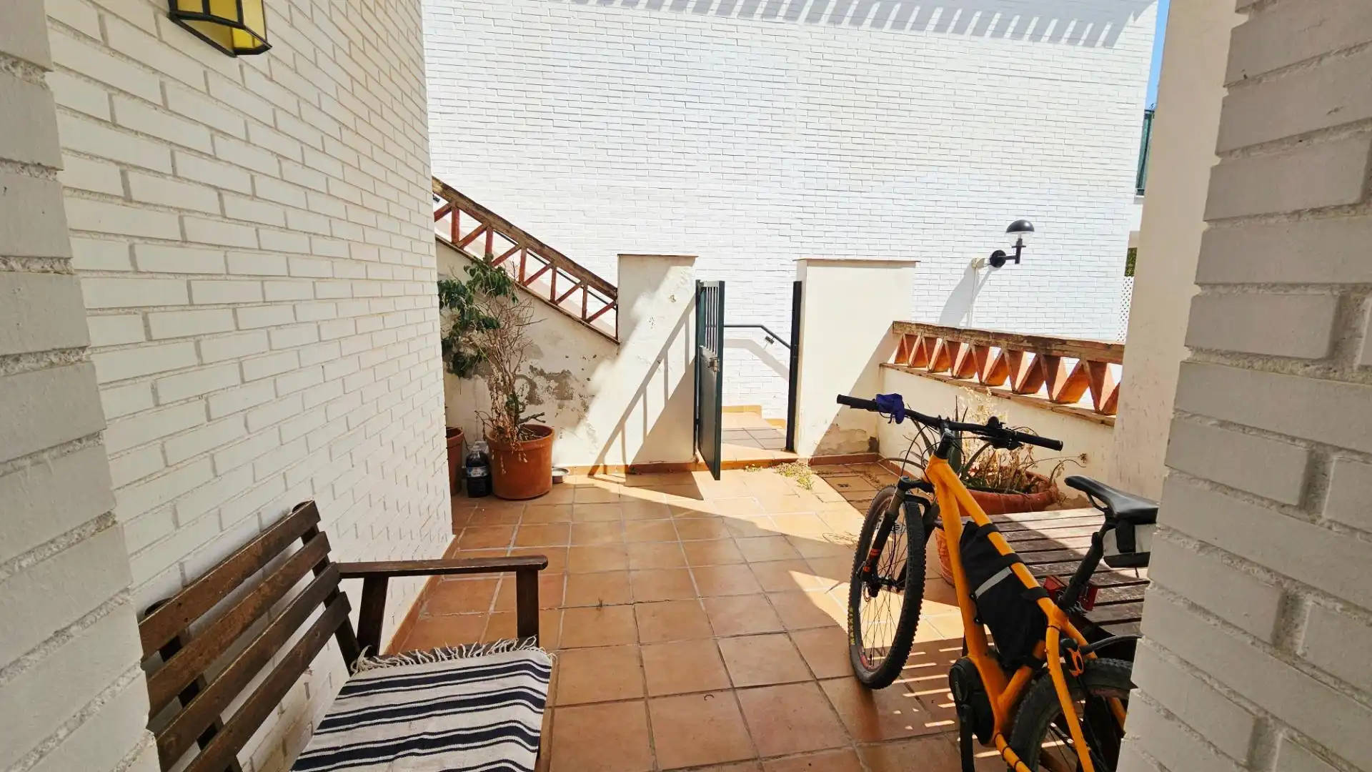 Terrassa de Casa adosada en venda en Benalmádena amb Aire condicionat, Jardí privat i Terrassa