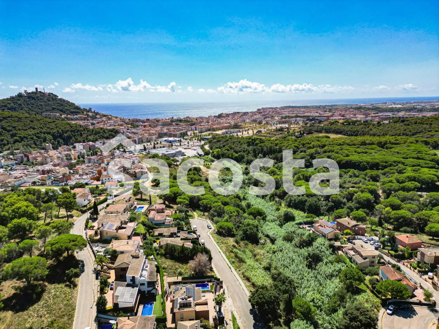 Vista exterior de Casa o xalet en venda en Blanes amb Aire condicionat, Jardí privat i Terrassa