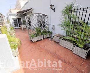 Garden of Attic for sale in  Valencia Capital  with Air Conditioner and Terrace