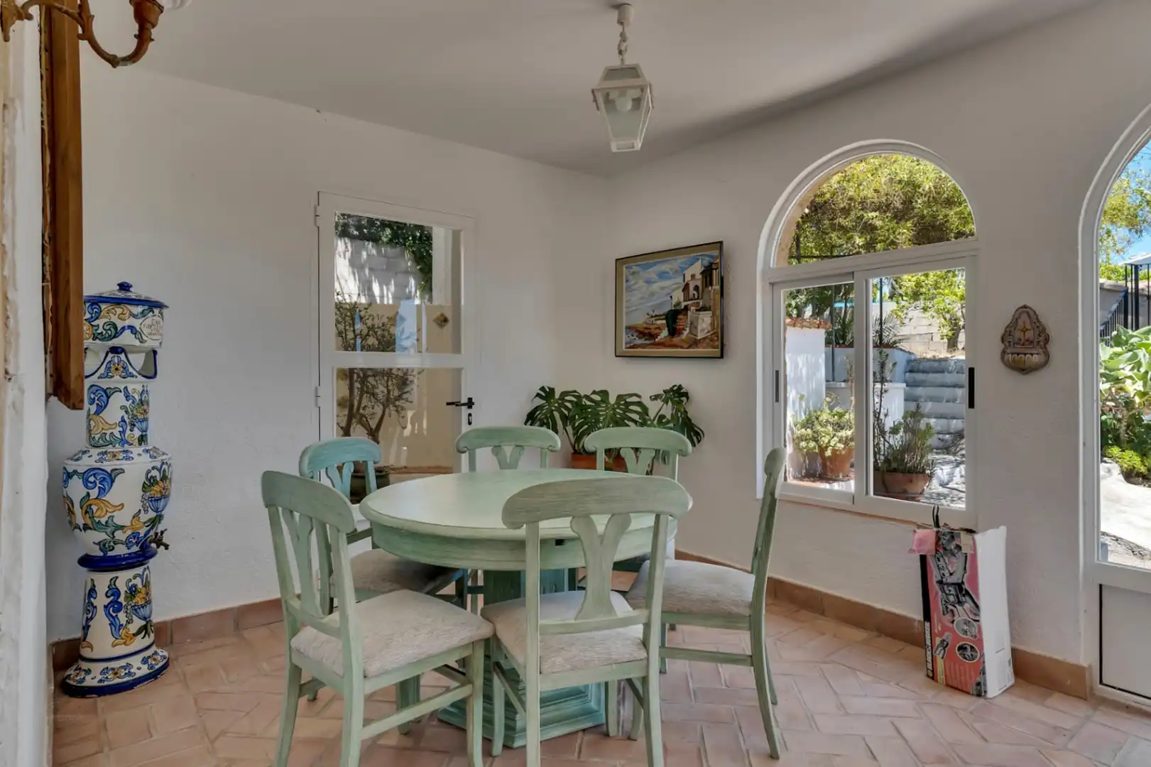 Dining room of Houses for sale in Jávea / Xàbia  with Air Conditioner, Heating and Private garden