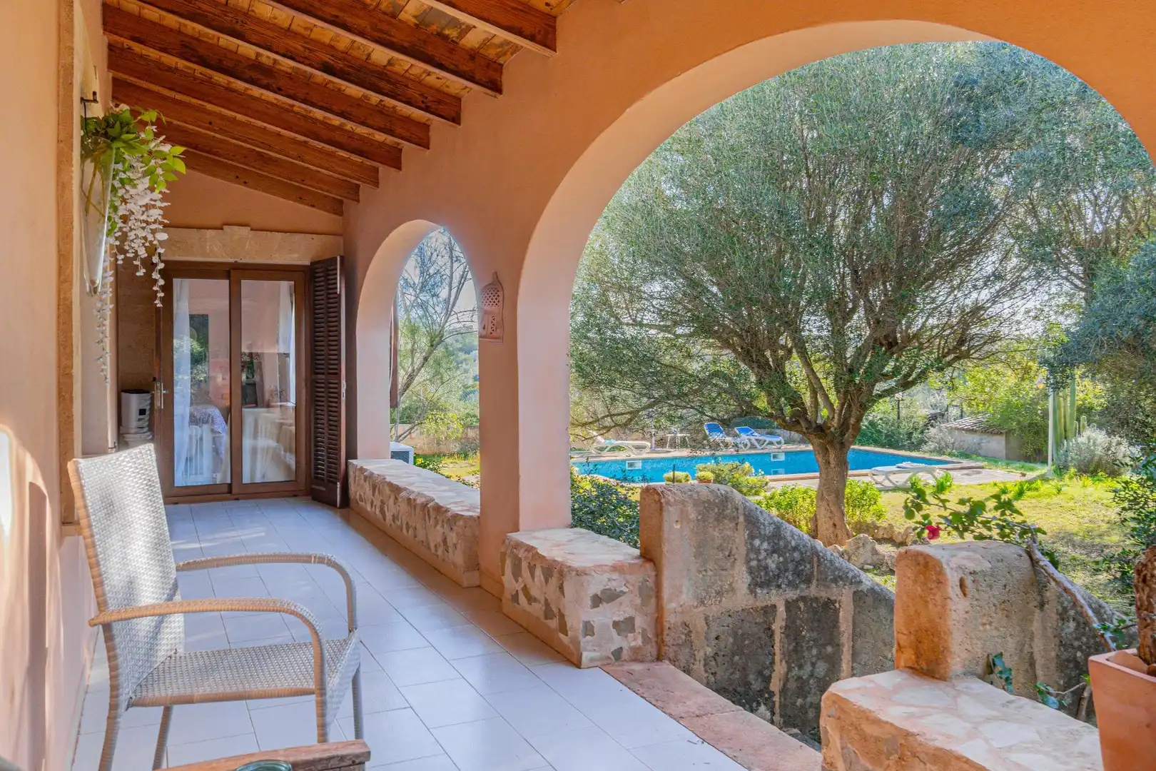 Terrassa de Casa o xalet en venda en Marratxí amb Aire condicionat, Calefacció i Jardí privat