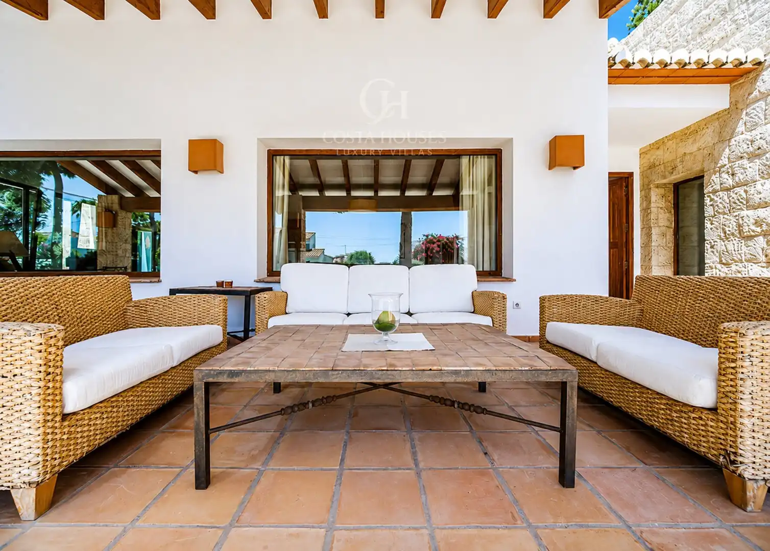 Terrassa de Casa o xalet en venda en Jávea / Xàbia amb Calefacció, Jardí privat i Terrassa