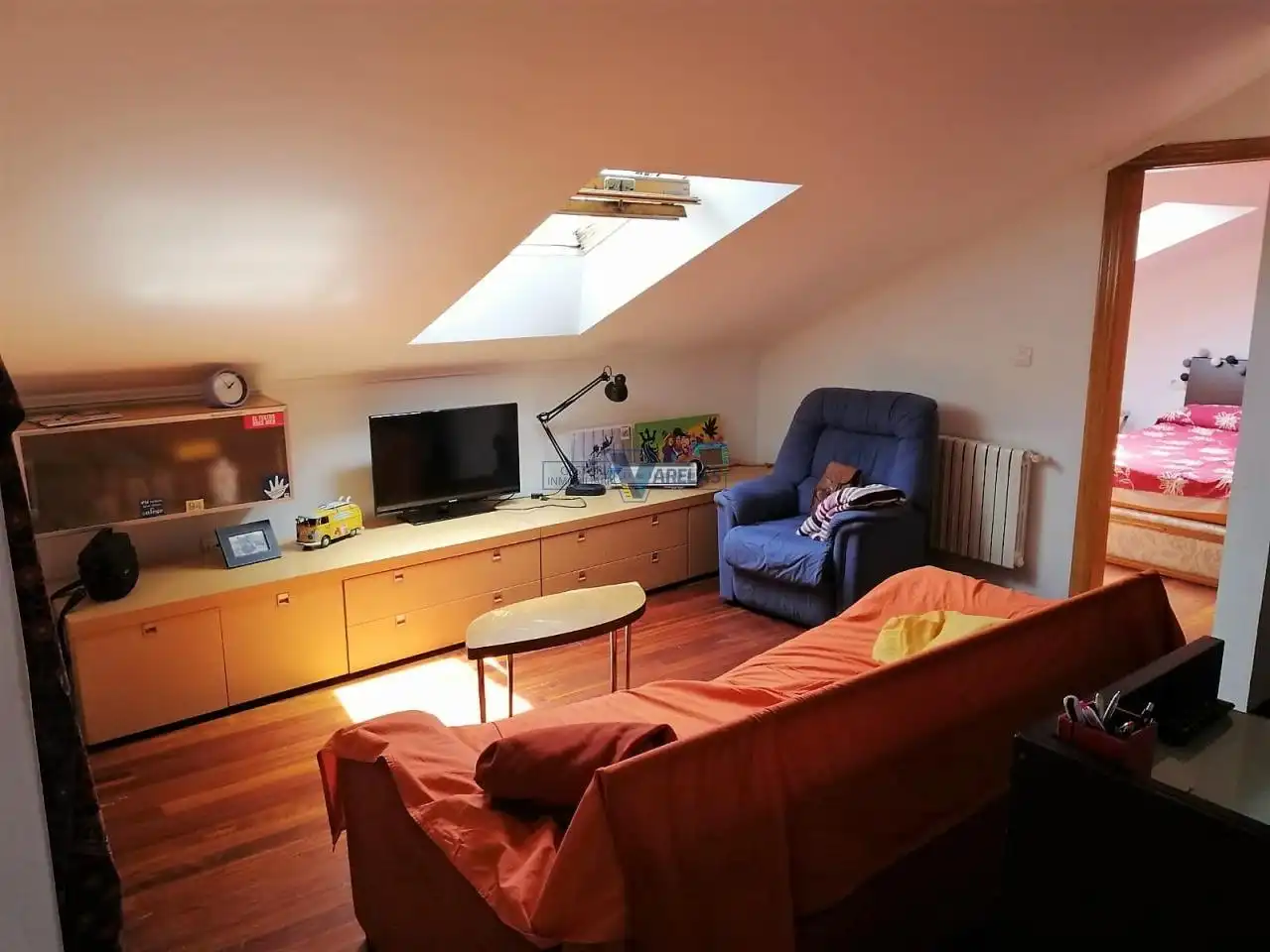 Wohnzimmer von Wohnungen zur Miete in Ourense Capital  mit Klimaanlage, Heizung und Parkett