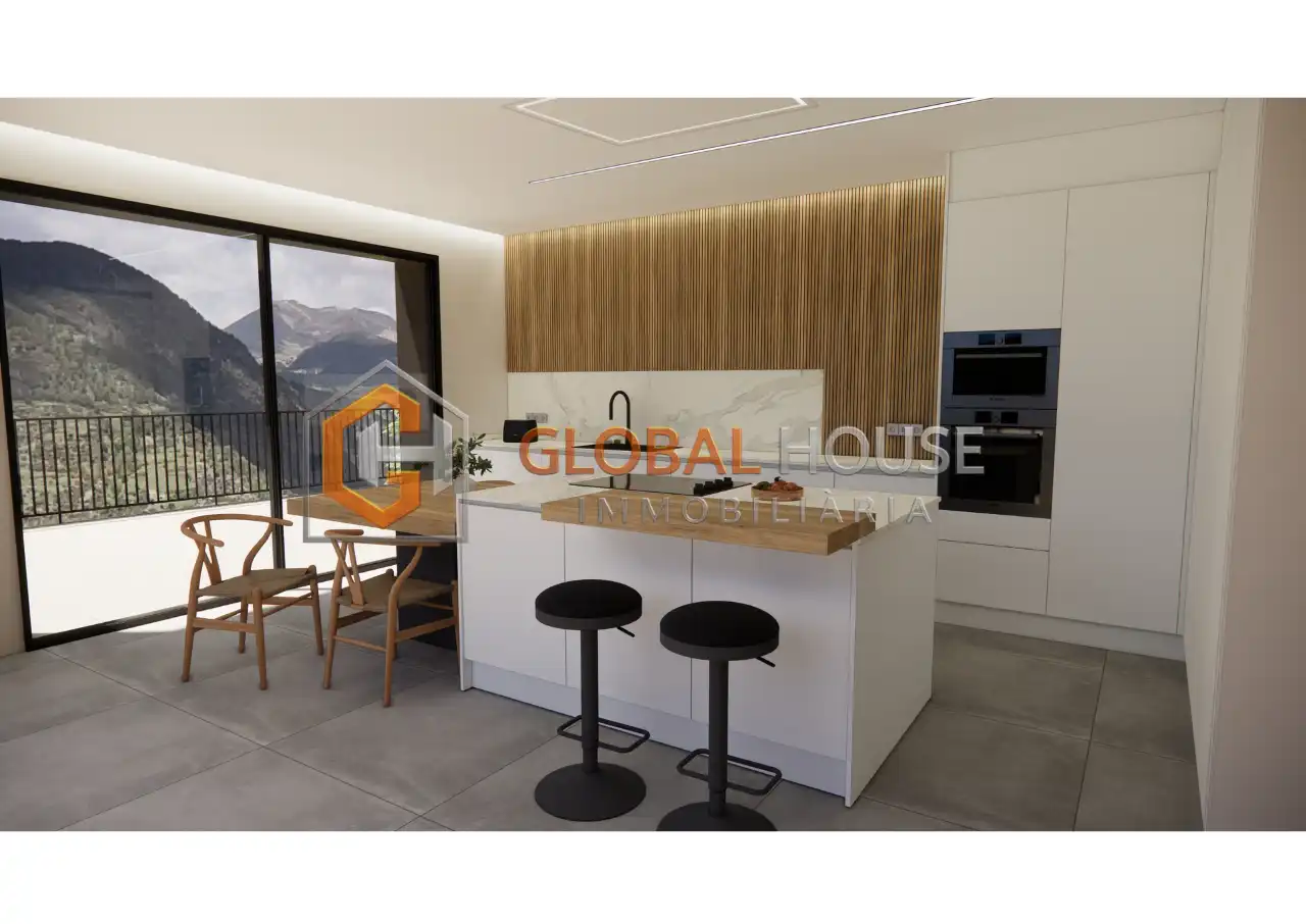 Küche von Haus oder Chalet zum Verkauf in Encamp mit Klimaanlage, Heizung und Privatgarten