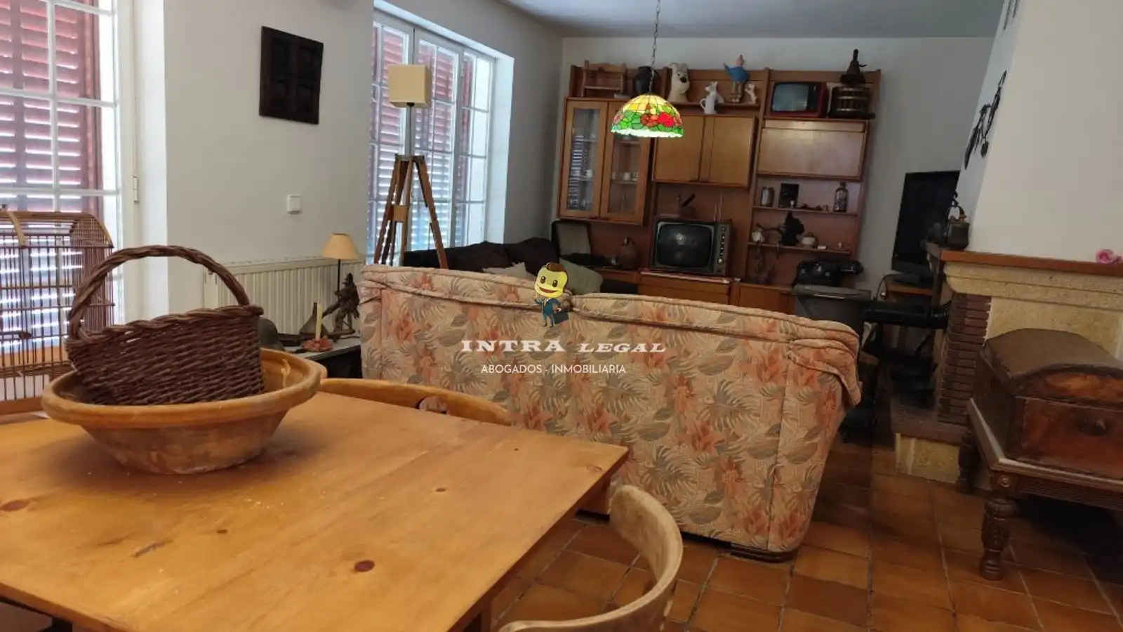 Living room of Houses for sale in Valverdón  with Heating, Swimming Pool and Furnished