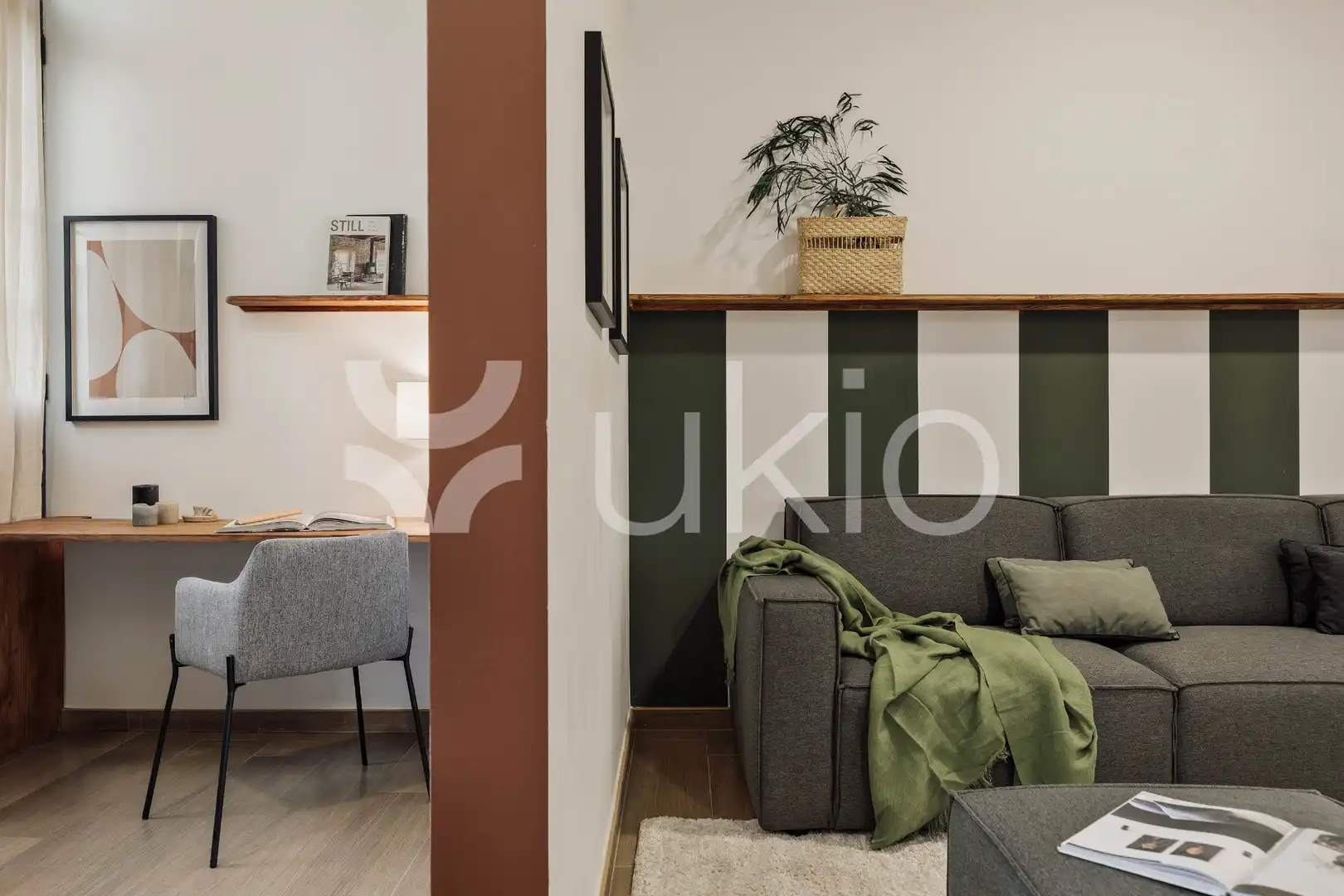 Living room of Apartments for rent in Barcelona  with Air Conditioner, Heating and Furnished