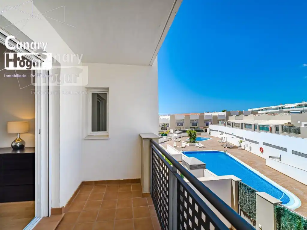 Terrassa de Casa o xalet de lloguer en Adeje amb Calefacció, Balcó i Piscina comunitària