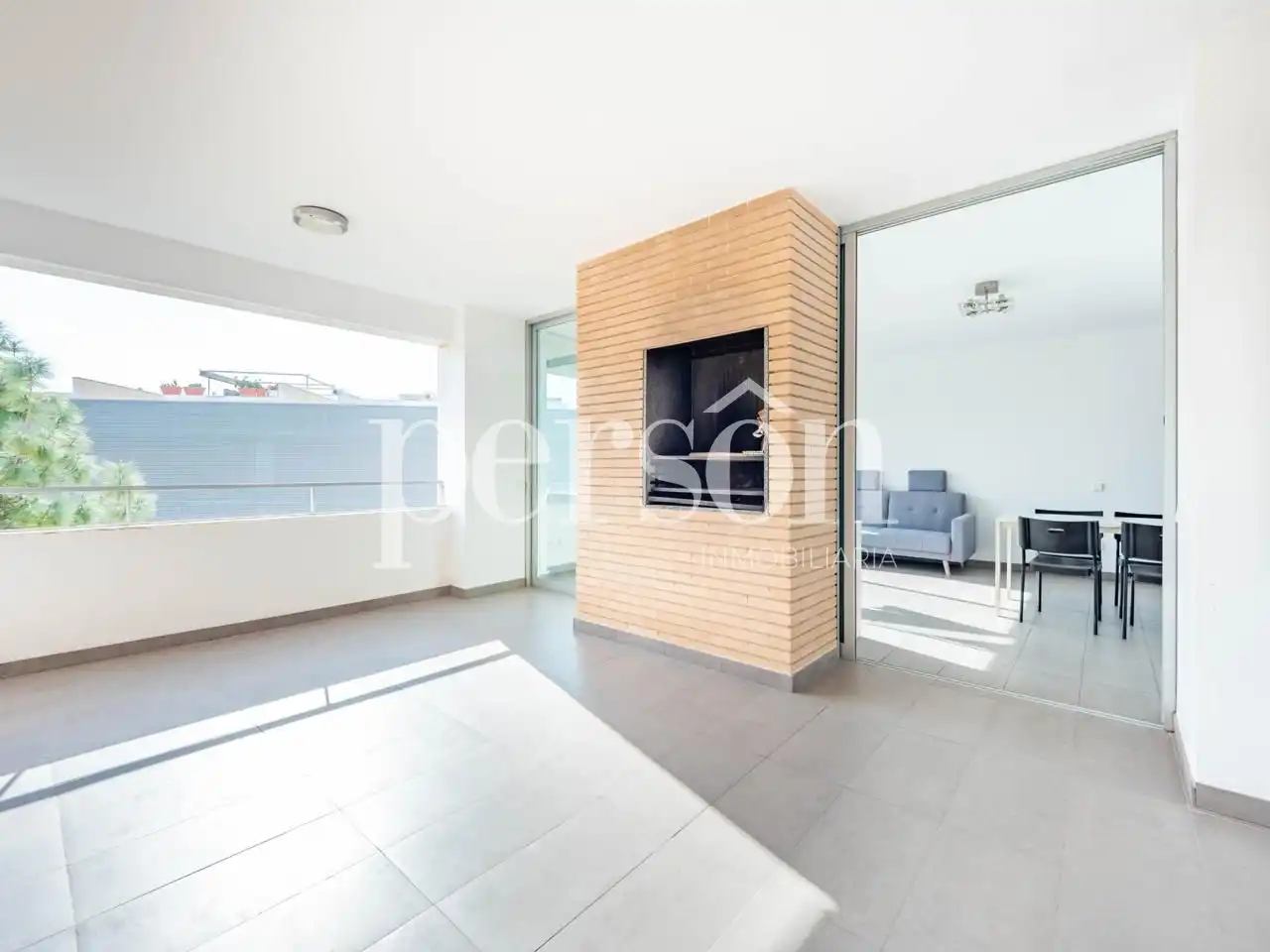 Wohnzimmer von Wohnung zum Verkauf in Oropesa del Mar / Orpesa mit Klimaanlage, Terrasse und Gemeinschaftspool