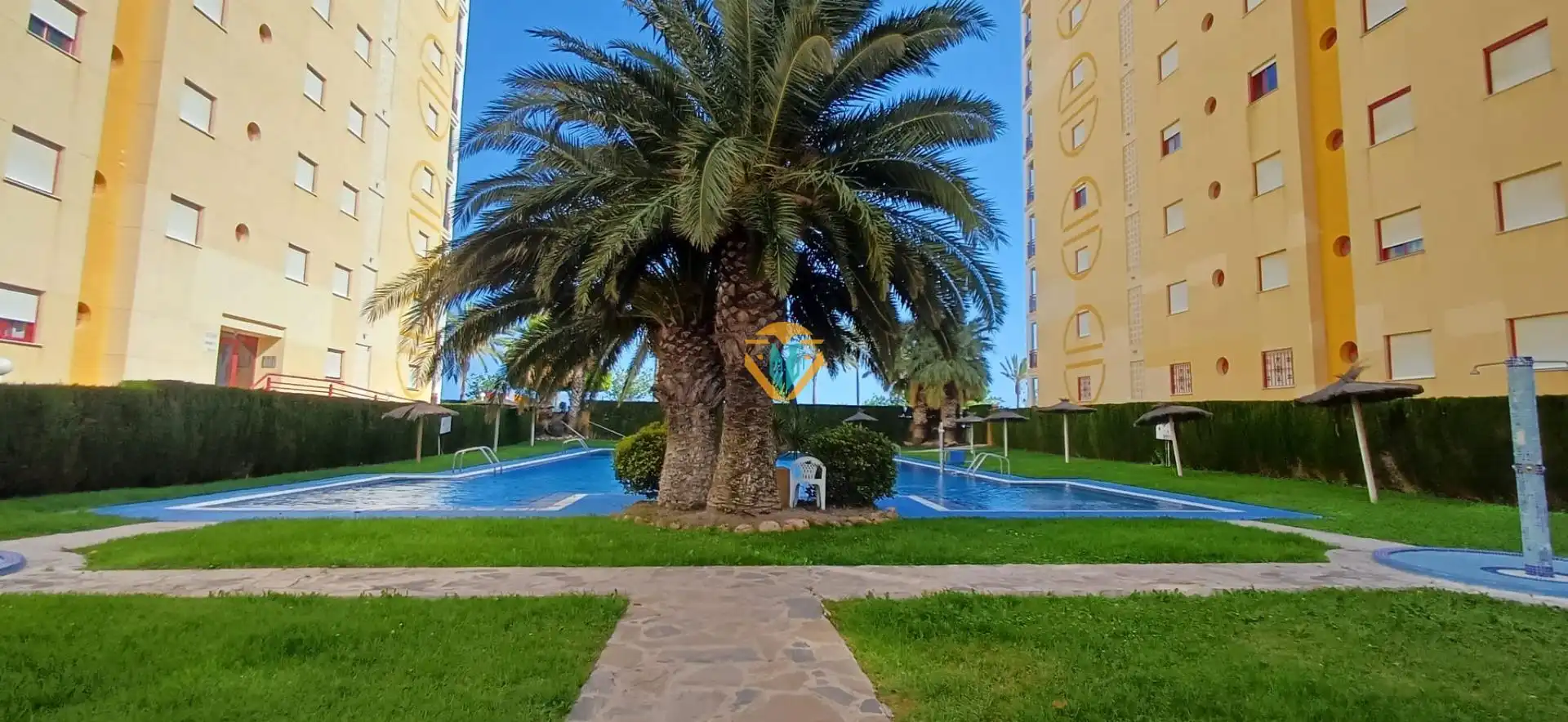 Piscina de Apartamento en venta en Villajoyosa / La Vila Joiosa con Aire acondicionado, Calefacción y Jardín privado