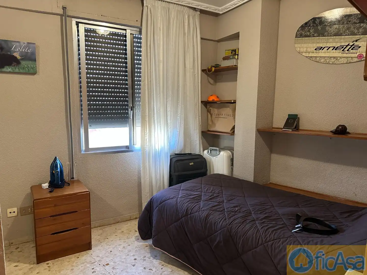Habitación de Apartamento en venta en Castellón de la Plana / Castelló de la Plana con Aire acondicionado y Balcón
