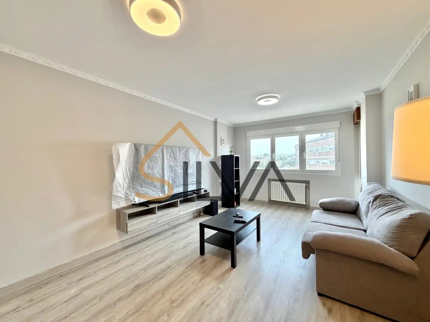 Living room of Flat for sale in Lugo  with Heating, Storage room and Furnished