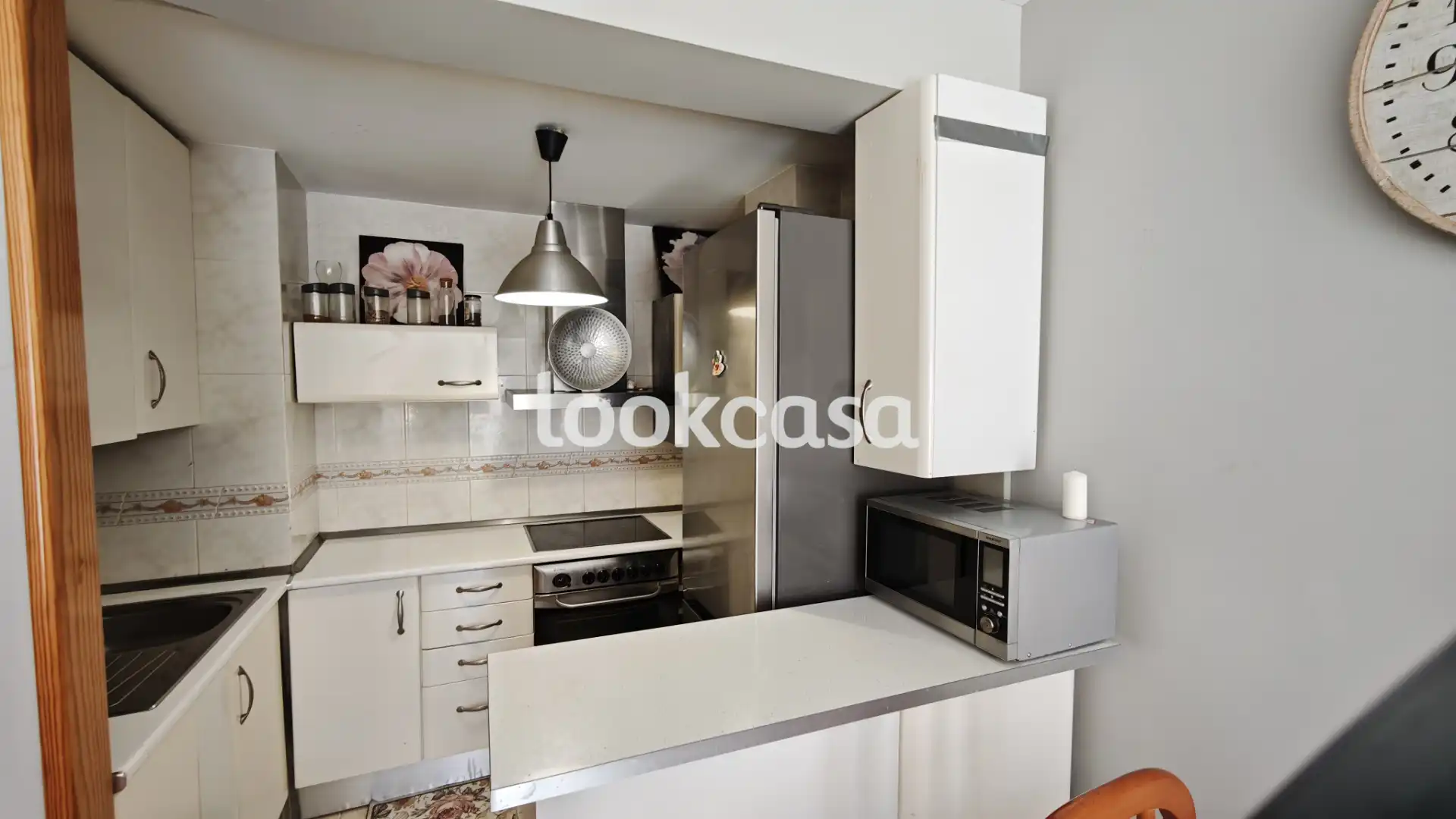 Cocina de Piso en venta en Sanxenxo con Trastero, Amueblado y Horno