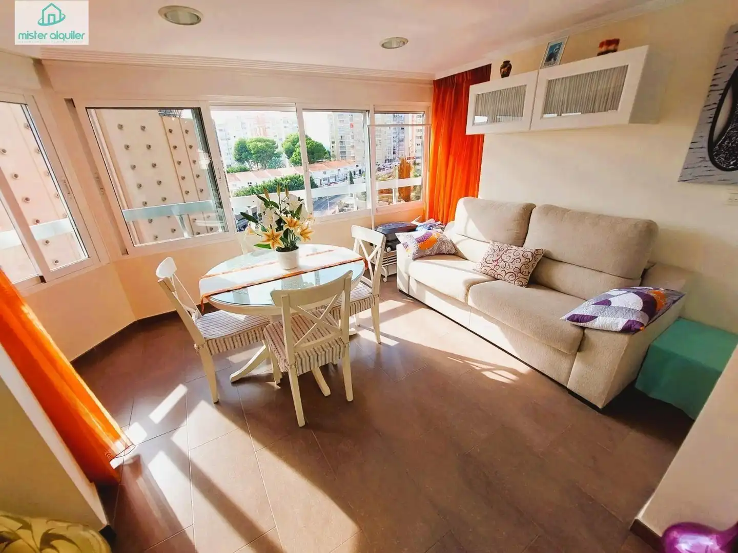 Living room of Apartments for rent in Benidorm  with Air Conditioner, Heating and Private garden