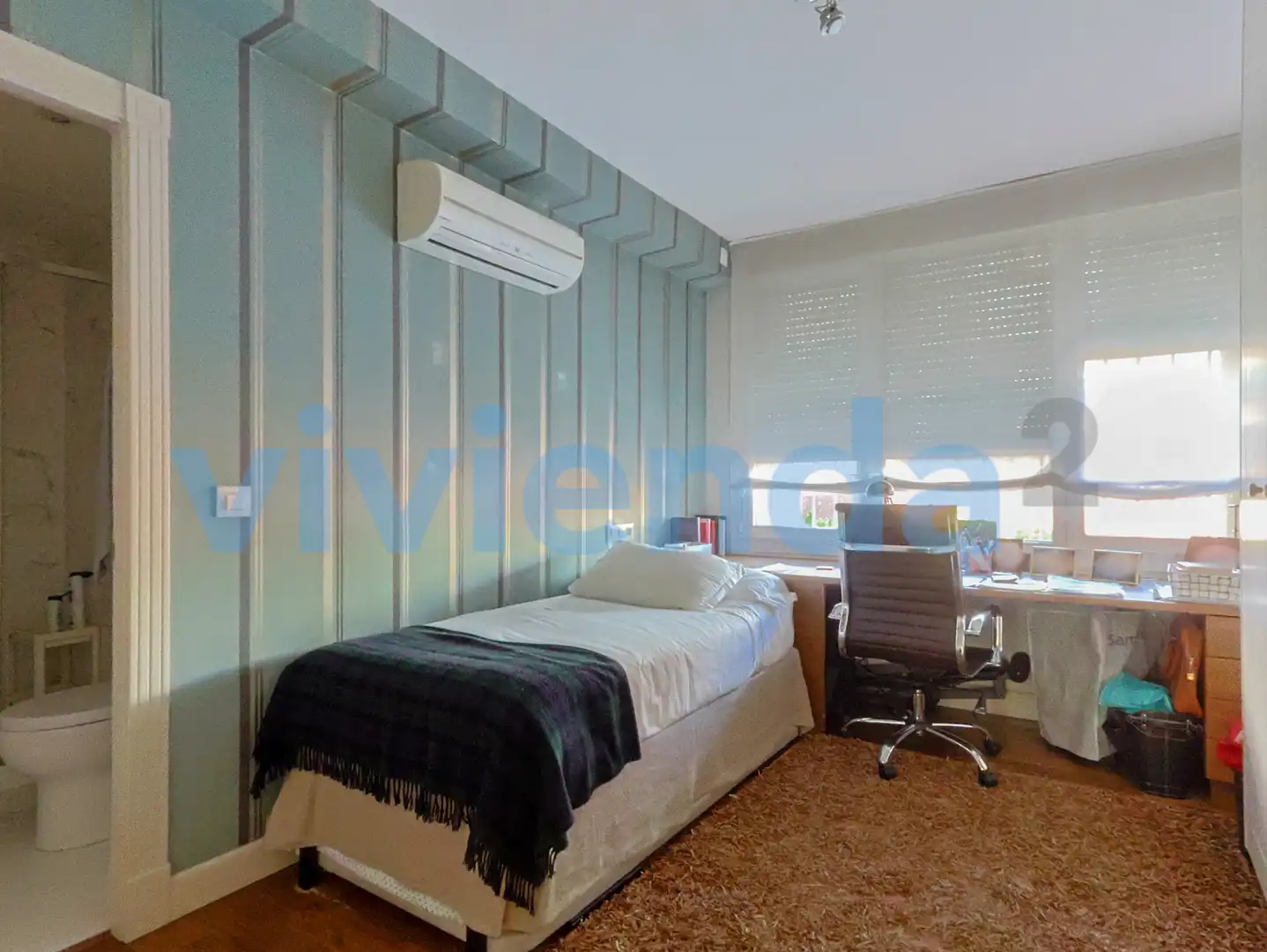 Bedroom of Flat for sale in Madrid  with Air Conditioner, Heating and Terrace