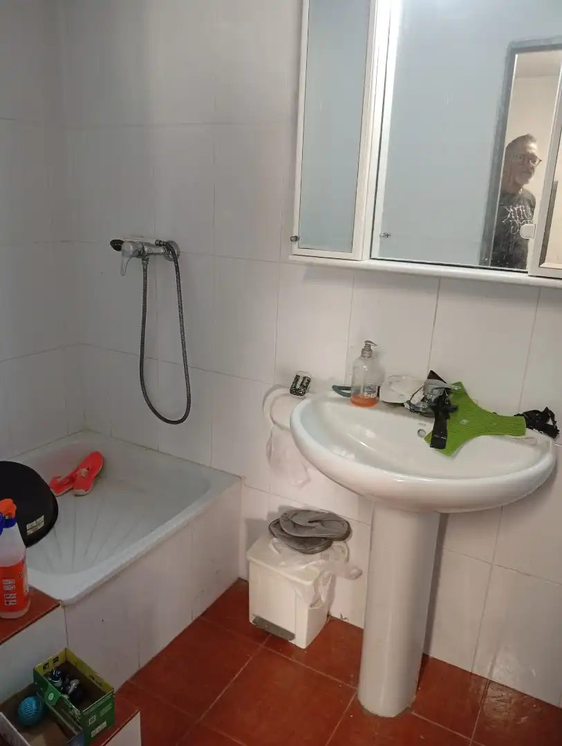 Bany de Casa adosada en venda en L'Aldea amb Aire condicionat, Calefacció i Jardí privat