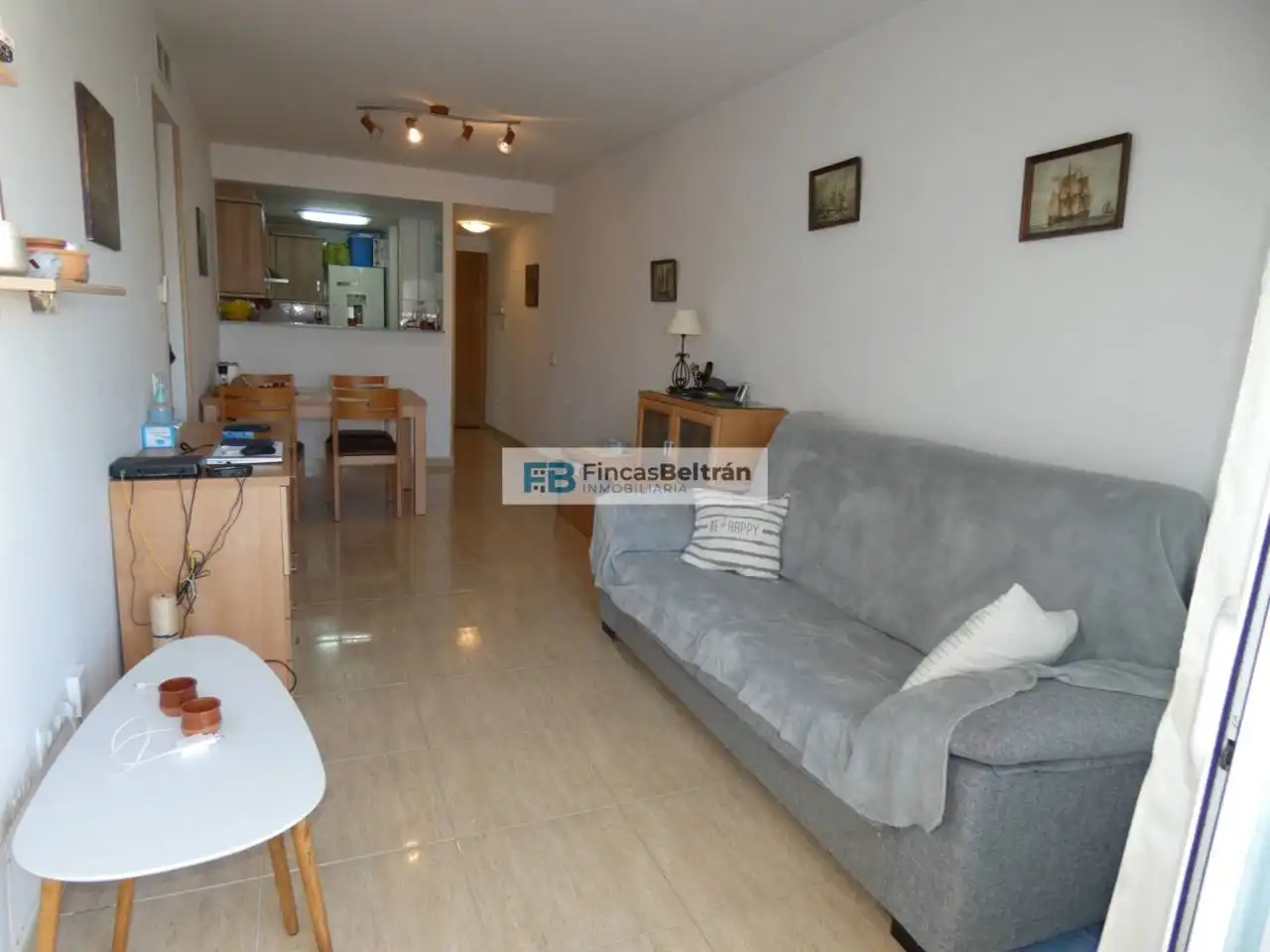 Sala de estar de Apartamento en venta en Zona Papa Luna - Platja del Gurugú