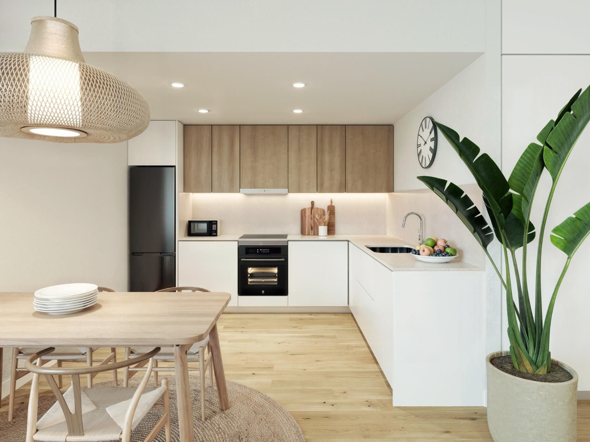 Kitchen of Flat for sale in Sabadell  with Heating, Terrace and Community pool