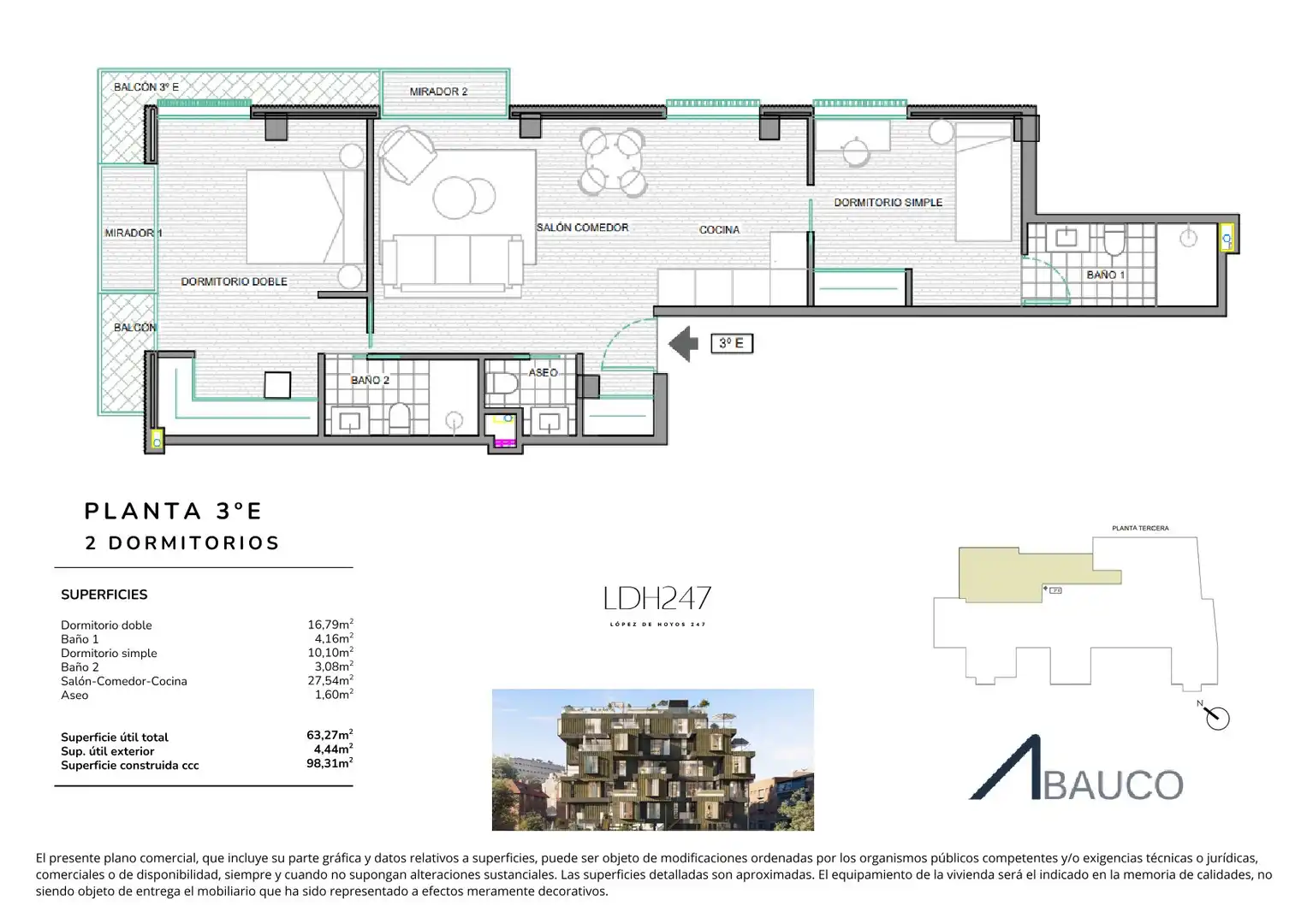 Neubau-Wohnung mit Pool zum Verkauf in Calle de López de Hoyos 247, imagen 11