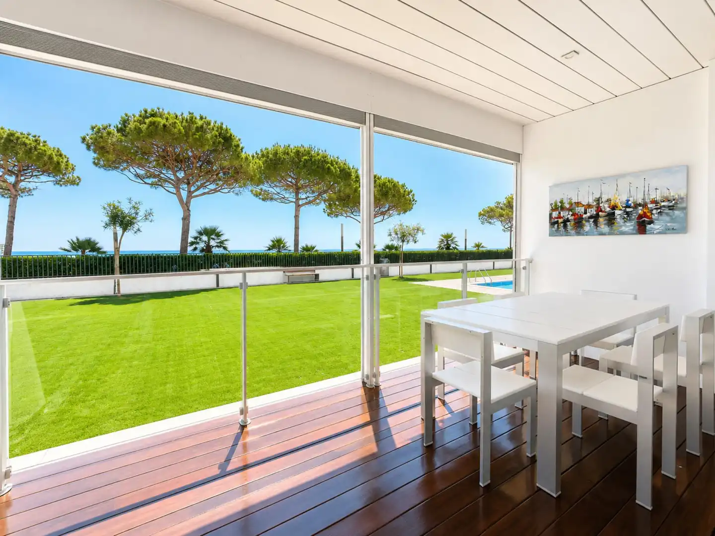 Terrassa de Apartament en venda en Castell d'Aro, Platja d'Aro i s'Agaró amb Calefacció, Jardí privat i Terrassa