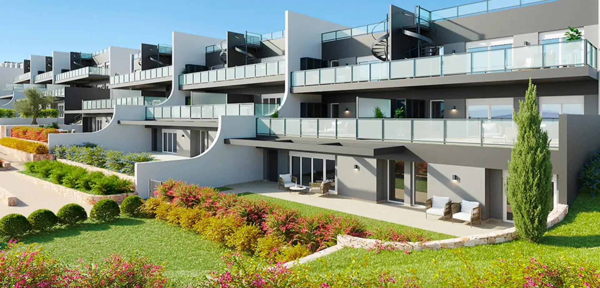 Terraced house with pool for sale in Balcón de Finestrat - Terra Marina, imagen 2