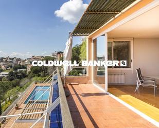 Balcony of House or chalet for sale in  Barcelona Capital  with Heating, Private garden and Parquet flooring