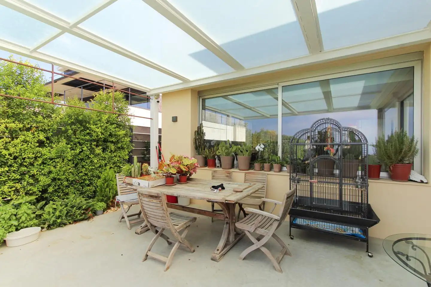Terrassa de Casa o xalet en venda en Sant Vicenç de Montalt amb Aire condicionat, Jardí privat i Terrassa