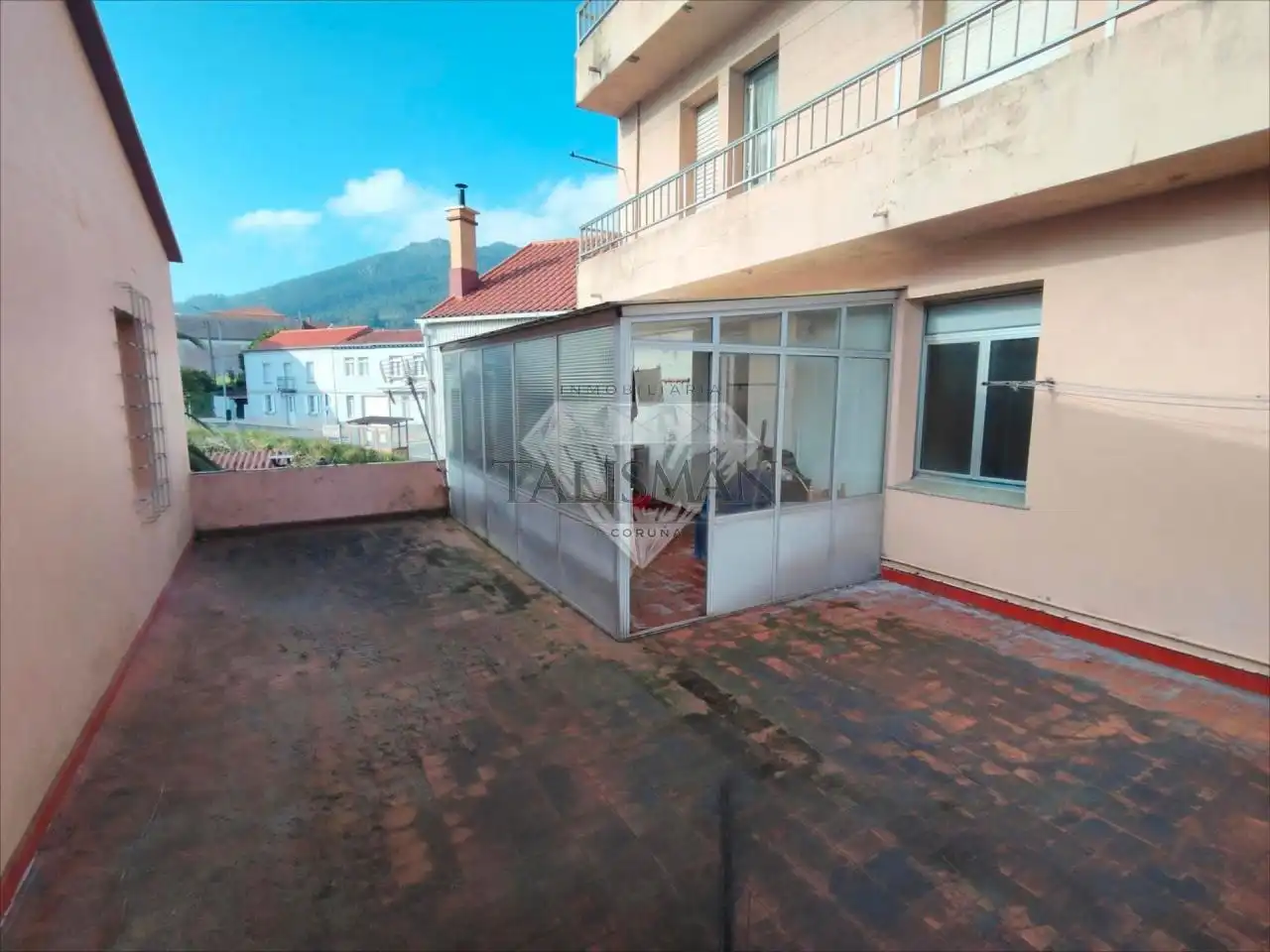 Terrace of Flat for sale in Cariño  with Heating, Terrace and Furnished